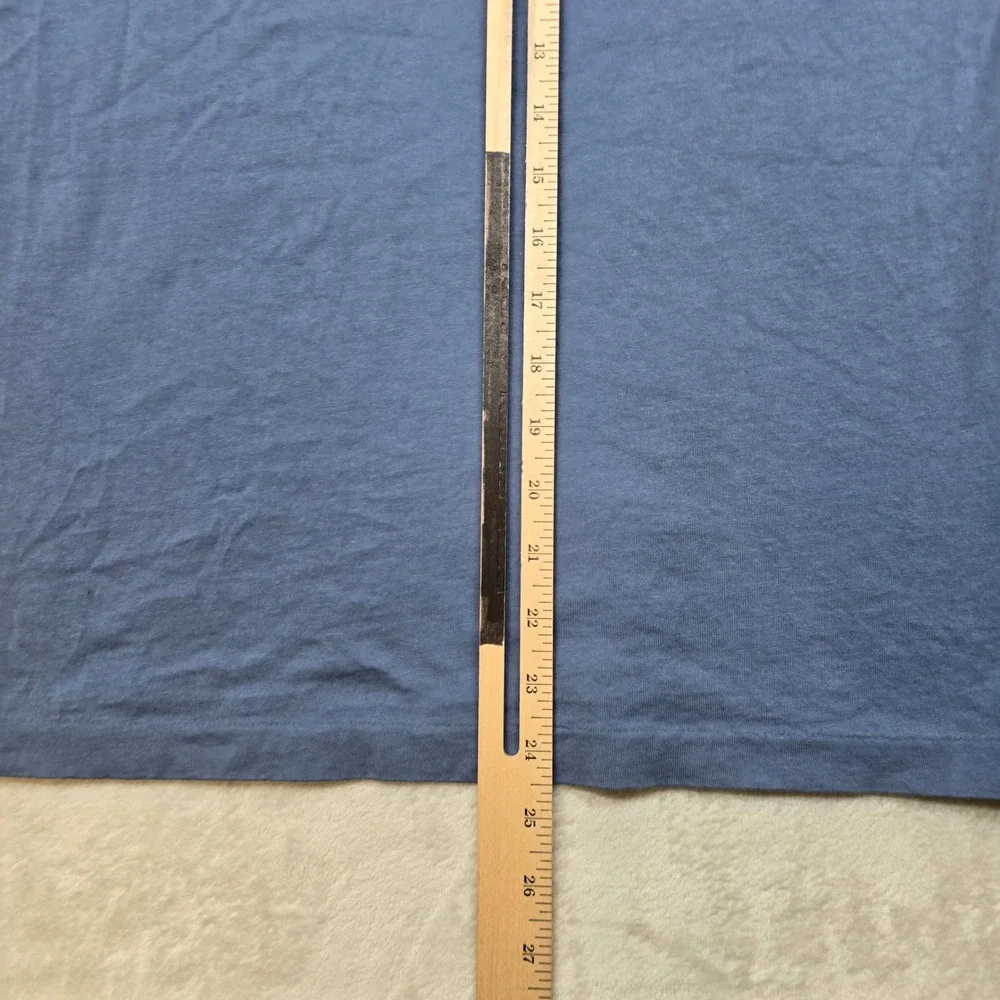 Polo Ralph‎ Lauren Pocket T Shirt Mens Small Blue Crew Neck Long Sleeve